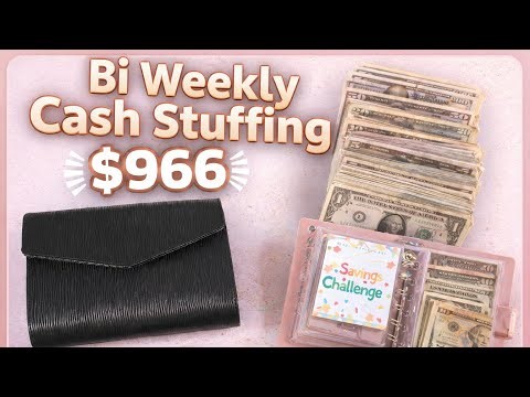 Bi Weekly Cash Stuffing $966 | Paycheck 2 Budget Planning