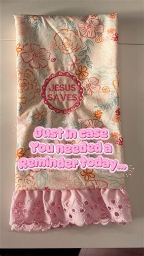 Just in case you needed a reminder today | DIY sewn kitchen towels | embroider a kitchen towel