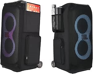 Multifunction Case Speaker Carry Cover Compatible with Jbl PartyBox Stage 320 Portable Party Speaker