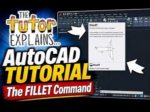 How to Use the FILLET Command in AutoCAD | Beginner Tutorial