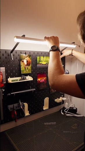 DIY 3D Print LED mount for your workbench
