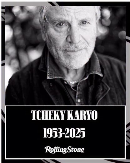 Tchéky Karyo s’est éteint. Une gueule, une voix, une intensité rare. Acteur, poète, musicien — il portait dans ses rôles cette gravité douce des hommes qui ont vraiment vécu. De Nikita à The Missing, il avait cette présence qu’aucune caméra ne pouvait dompter. Un artiste entier, libre, farouchement humain. #tchekykaryo | Rolling Stone France