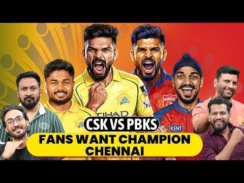 🔴CSK vs PUNJAB: AYUSH & SARFARAZ SAVE CSK. SANJU, RUTU FAIL. TARGET 210