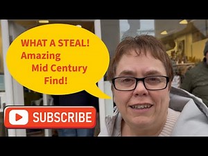 What a steal! Amazing Mid Century Find in Swaffham!