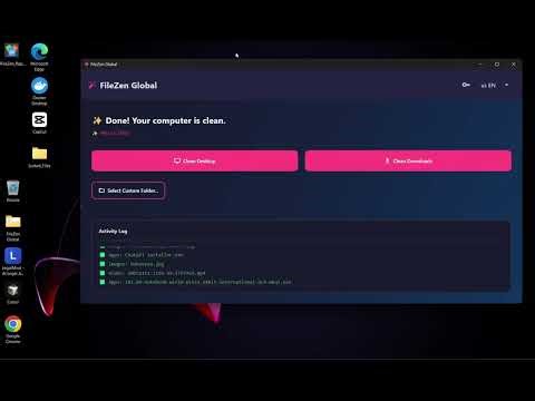 FILEZEN: AI Desktop Organizer - Clean Your Windows PC in 1 Click!