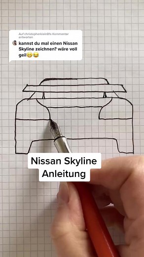 Tutorial: Cómo Dibujar un Nissan Skyline GTR R34 y R35