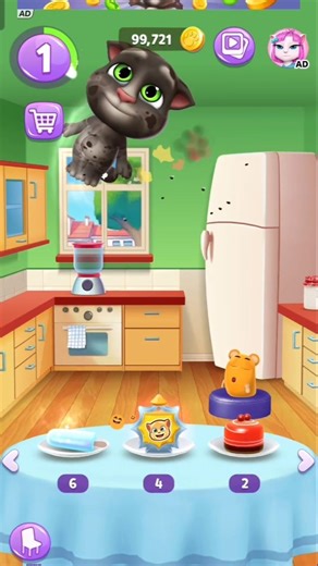 Talking Tom Funny Kitchen Moment 😹 | My Talking Tom 2 Gameplay #shorts