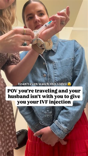 Ali Van De Graaff | Family Travel Tips & Itineraries | Thank goodness for sisters and good friends. This IVF injection (progesterone in oil) is given daily for ten weeks. It also has to be... | Instagram