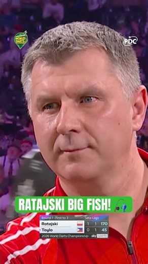 RATAJSKI BIG FISH! 🎣 | 2025/26 Paddy Power World Darts Championship