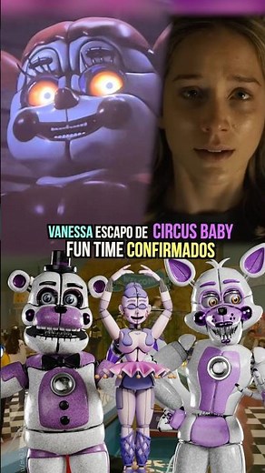 Circus Baby confirms the funtime animatronics in FNAF 2 #fivenightsatfreddys #circusbaby