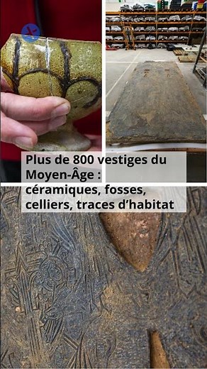 Les trésors archéologiques de l'Abbaye des Prés à Douai. Le passé médiéval refait surface