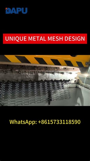 Hook Type Expanded Metal Mesh | Unique Conveyor Mesh Production | DAPU Machinery