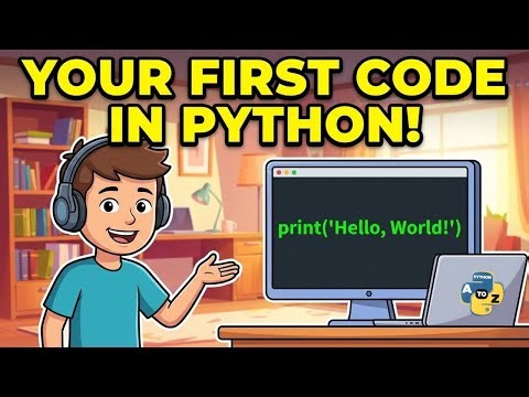 Your First Code in Python! :) #video #python #pythontutorial #tutorial