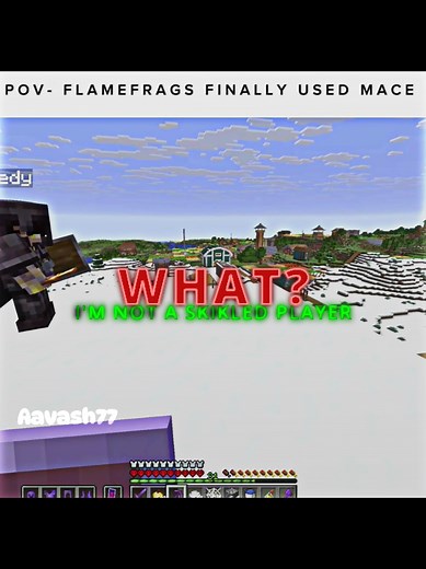 Flamefrags Mace PVP in Minecraft