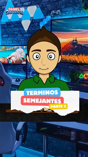 😃¡Aprendamos sobre los términos semejantes! Clase de matemáticas. | Daniel Carreón