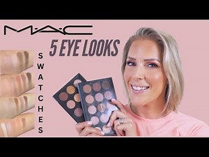5 EYE LOOKS USING MY MAC EYESHADOWS | PLUS 30+ SWATCHES
