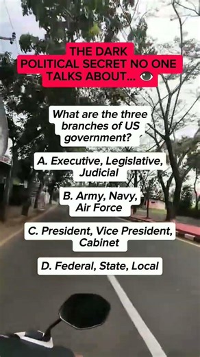 What are the three branches of US government? #trivia #usa