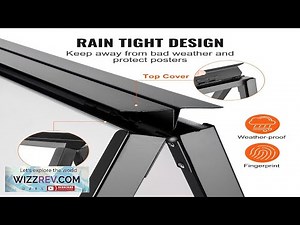 VEVOR A Frame Sidewalk Sign 24x36 Inch Heavy Duty Slide in Signboard Holder