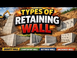Retaining wall: An Overview Of It's Types, Functions, Failures & Applications.