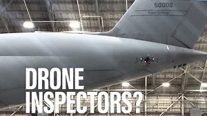 The Air Force tests out new tech to scan aircraft for potential damage and wear and tear. Can drones do the job better than humans? | Marine Corps Times