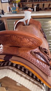 Handcrafted leather saddle traditional craftsmanship in every detail