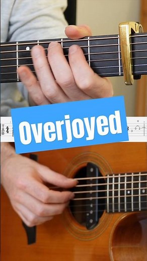 How I play Overjoyed #steviewondercover #overjoyed #soulmusic #guitartabs #fingerstyle