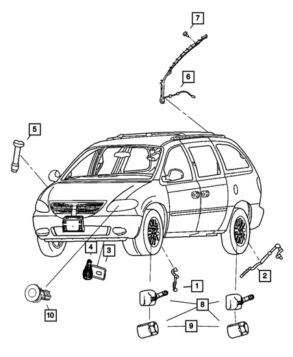 Anti-Lock Brakes Sensor, Bproauto, Left Front