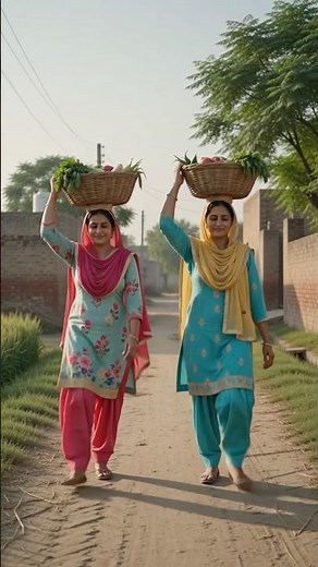 Sukhmani Sahib Path | Peaceful Punjabi Village Views | Gurdwara Sahib, Nature & Sikh Lifestyle |