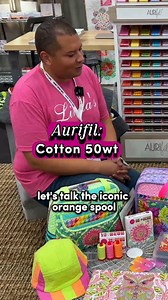 Aurifil Cotton Thread 50WT Thread - Why should I use it? #sewing #aurifilthread #quilting #sewingtiktok #sewinginstagram www.lindas.com | Linda's Electric Quilters | Facebook
