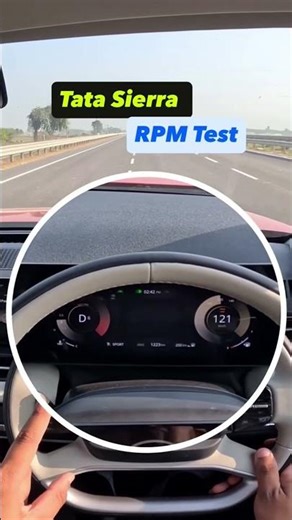 Tata Sierra RPM Test 🚗 | 100 Kmph Par Kitna RPM? Full Reality Check