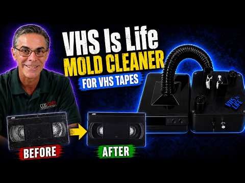 How to Clean Moldy VHS Tapes | VHS Is Life Cleaner Review & Demo