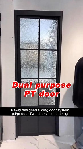 The PT door system is equipped with push-pull and double-side swing functions. 180° Rotate inside and outside smoothly slide to easily open the entire doorway. Designed for interior spaces that require flexibility and seamless transitions. #aluminium #doors #door #window #windows #slidingdoor #interiordesign #homedeco #foldingdoor #tottme | Tottme Engineering