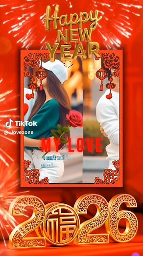 Happy New Year Wishes for My Love 2026