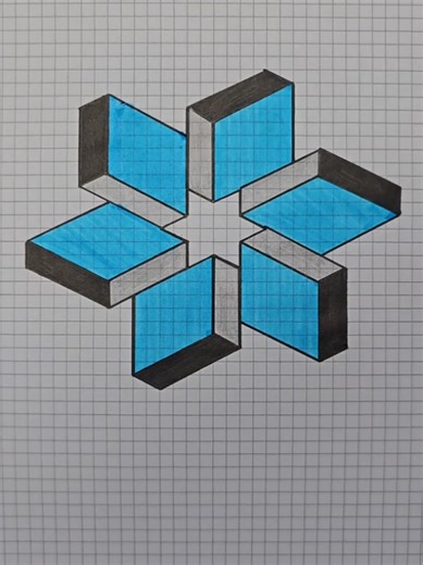 ‏Draw Easy 3D Illusion ! #song #pro #viral #3d #simpledrawing