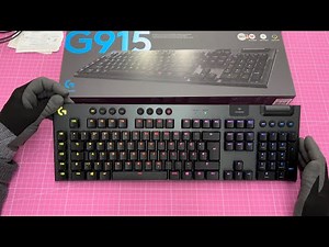 Logitech G915 Lightspeed - Unboxing + Lights Demo and Wobble / Bending