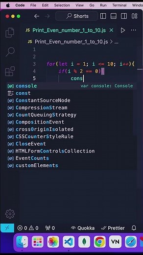 Print 1 to 10 even number | How to print even numbers between 1 and 10 in JavaScript | WebX Learner