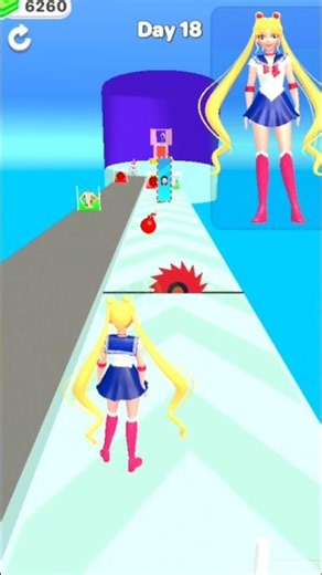 Can Yellow Hair School Girl Win? Dress Choices Run! 👧✨ #Shorts @AndroidGamesdx