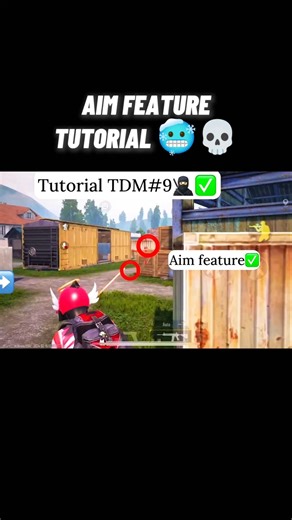 AIM FEATURE TUTORIAL 🥶💀 #shorts #youtubeshorts #pubgmobile #bgmi #gamingshorts