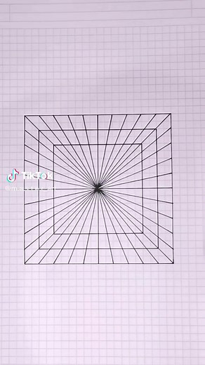 Easy Op Art Drawing: Simple 3D Optical Illusion Step Guide