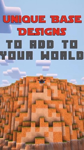 unique base designs to add to your world #minecraftsurvival #minecraftbuilds #minecraft #minecraftbuildideas #minecraftbuilding
