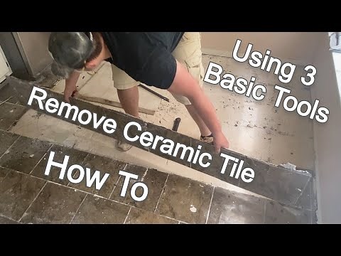 DIY Kitchen Floor Tile Removal