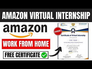 Amazon Free Gen AI Internship 2026 😍 Online Internship for All College Students | Free Certificate🔥