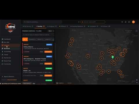 Mighty Process Server | Track Your Jobs | Full Affidavit Generator | Bid Board
