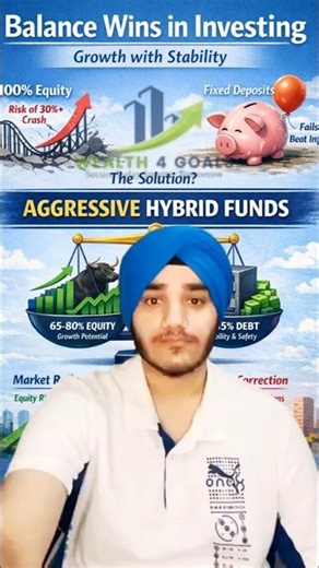 Balance Wins in Investing Aggressive hybrid fund #wealthcreation #mutualfunds