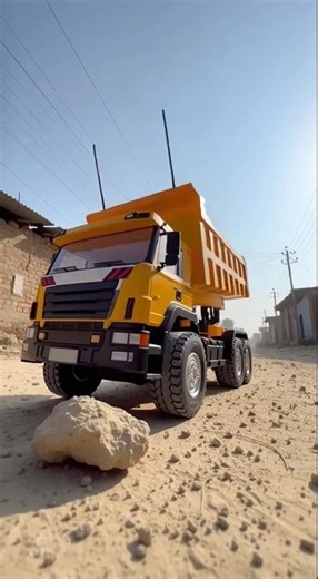 Massive RC Dump Truck Mech Rubble Crush Test & Frantic Unboxing | Construction Robot