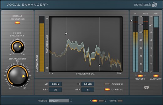 Noveltech Vocal Enhancer by Plugin Alliance - Vocal Enhancer Plugin VST VST3 Audio Unit AAX