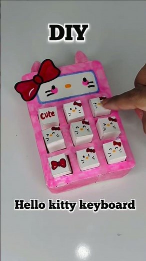 DIY Hello Kitty keyboard