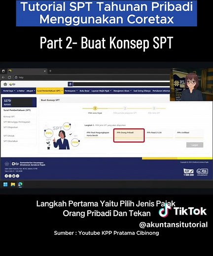 Tutorial Lengkap Buat SPT Tahunan Pribadi di Coretax
