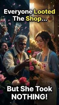 "Everyone Looted The Bankrupt Flower Shop… But She Took NOTHING! 😱 What Happened Next...