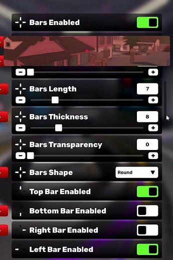 How to make the HEART CROSSHAIR in Roblox Rivals